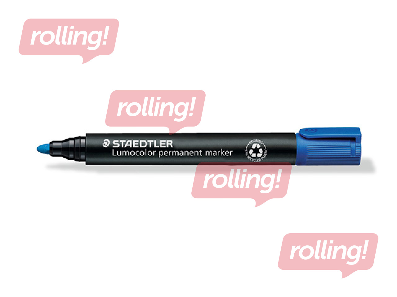 Перманентный маркер Staedtler Lumcolor 352, синий, 2мм
