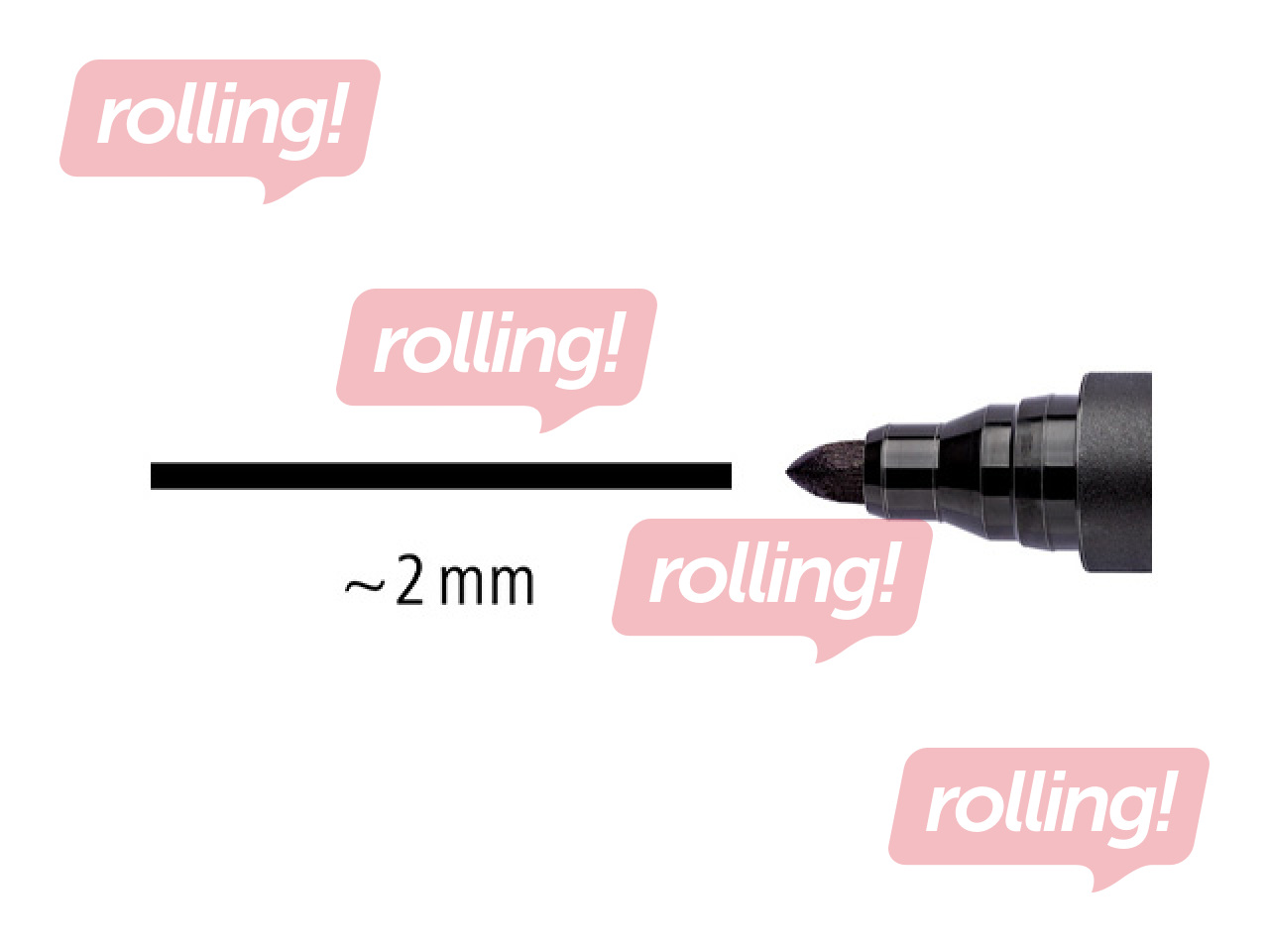 Püsimarker Staedtler Lumcolor 352, roheline, 2mm