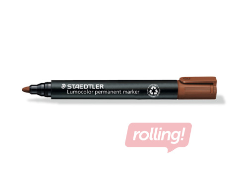 Püsimarker Staedtler Lumcolor 352, pruun, 2mm