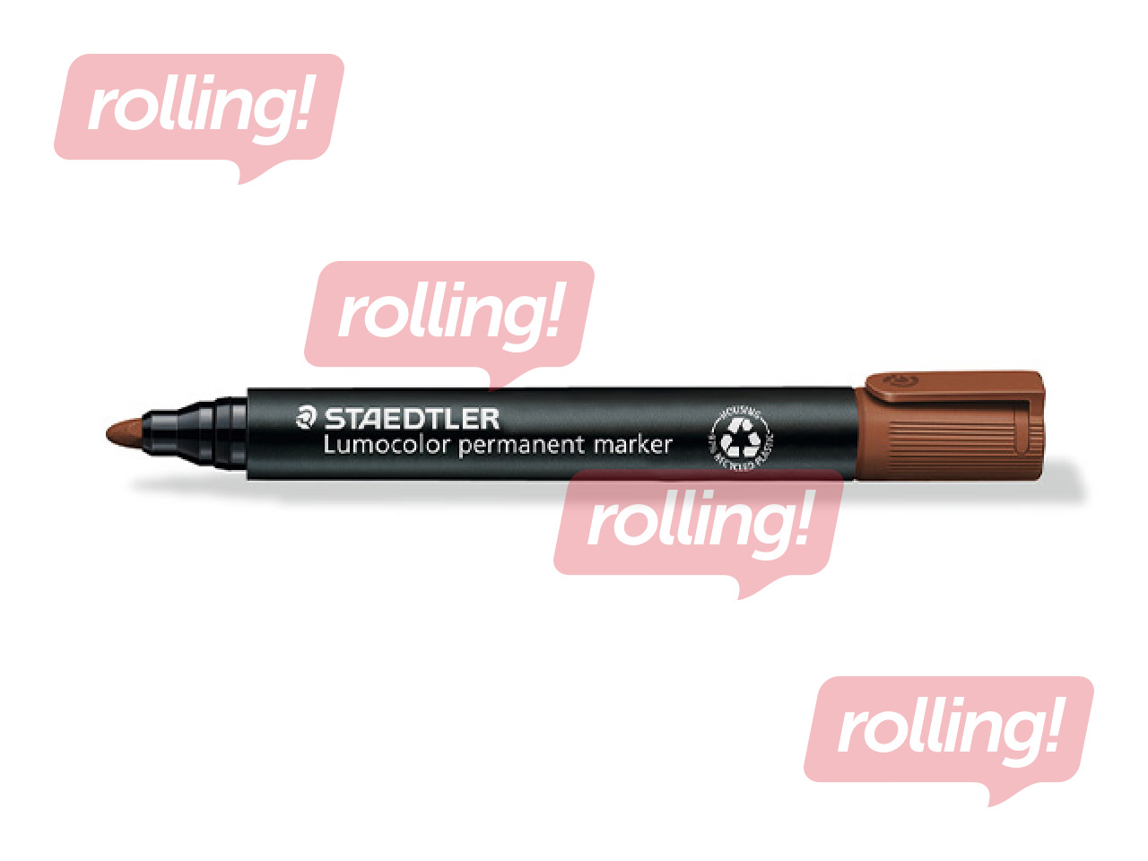 Püsimarker Staedtler Lumcolor 352, pruun, 2mm
