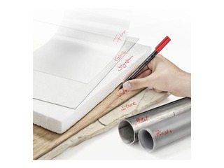 OHP Permanento marķieru komplekts Staedtler Lumcolor 318, 0.6mm, 8 krāsas