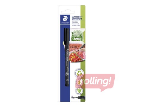 Перманентный маркер Staedtler Lumcolor 317, 1.0 mm, черный