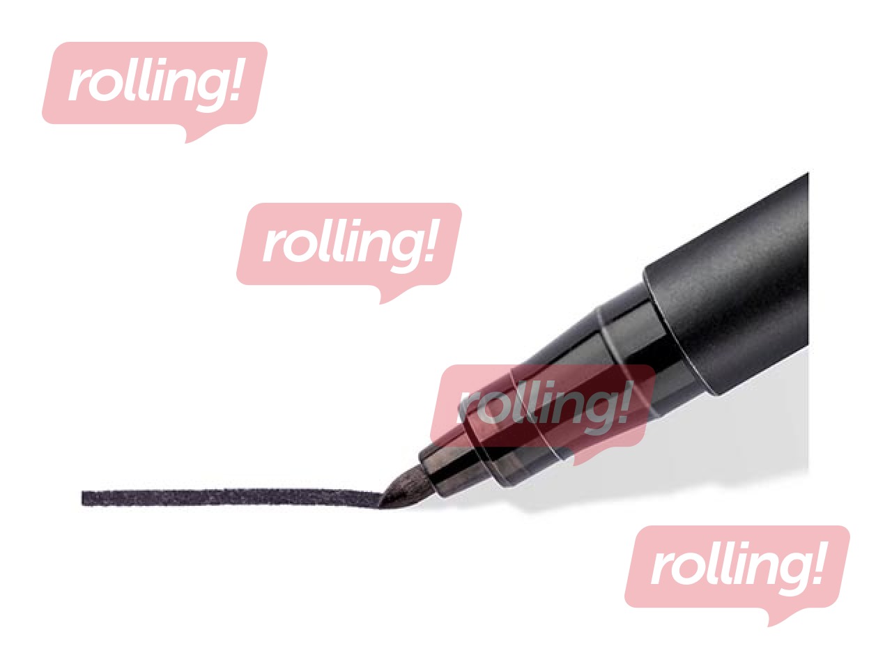 Püsimarker (kööki) Staedtler Lumcolor 317, 1,0 mm, must