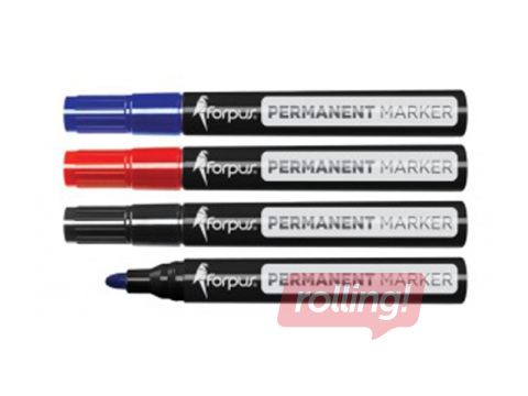 Permanent marker, Forpus, blue, conical