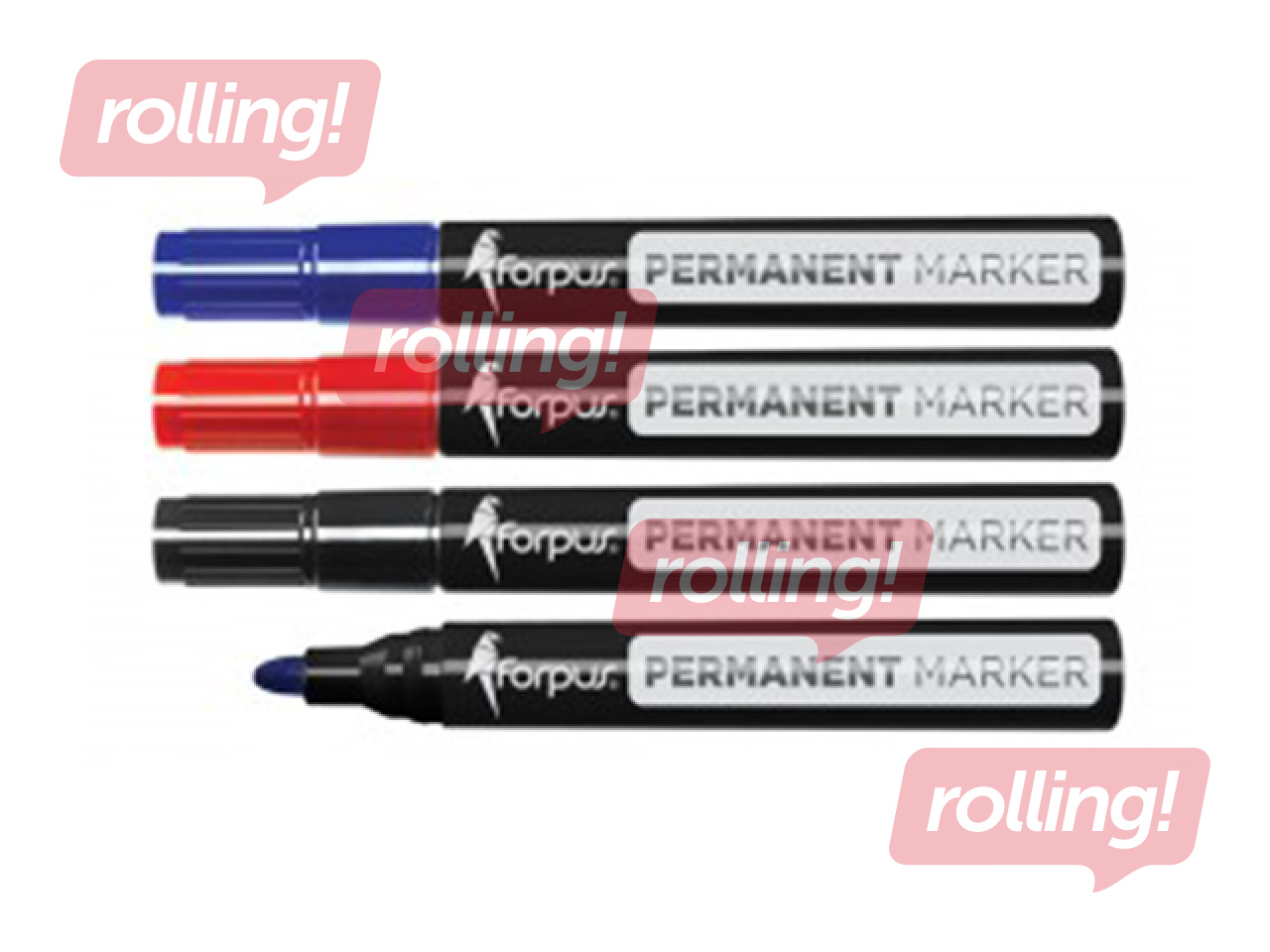 Püsiv marker, Forpus, sinine, koonus