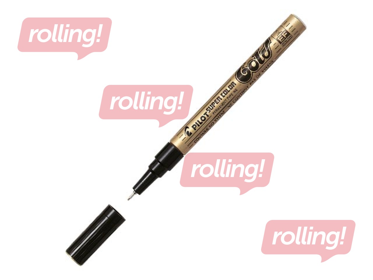 Permanent Marker Pilot Super Color Extra Fine, gold