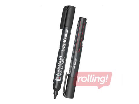Permanent marker ErichKrause LP-600, 2.5mm, black