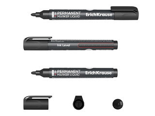 Püsiv marker ErichKrause LP-600, 2.5mm, must