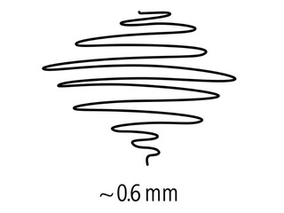 OHP permanentne marker Staedtler 318, must, 0.6mm