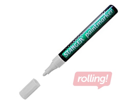 Paint marker Stanger PAINT, white, 2-4mm