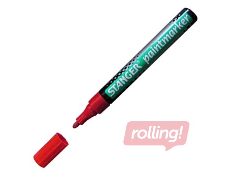 Paint marker Stanger PAINT, red, 2-4mm