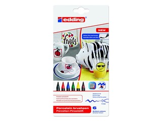 Keraamika marker Edding 4200, 6 värvi (klassikalised toonid)