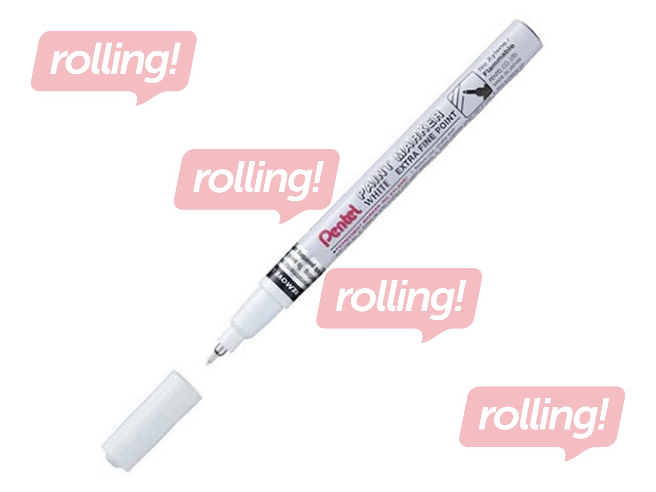 Permanent marker Pentel Paint 0.6 mm, white