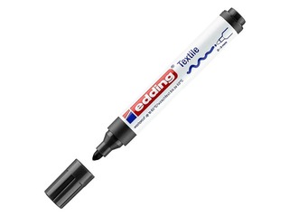 Tekstiilimarker Edding 4500, 2-3 mm, must