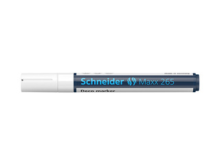 Kriidimarker SCHNEIDER DECO Maxx 265, valge, 2-3mm