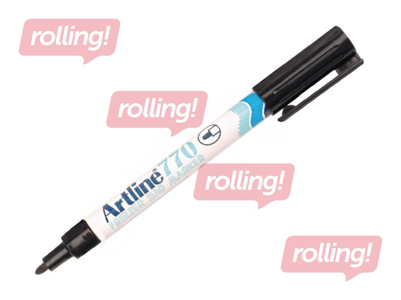 Freezer Bag Marker Artline 770, black