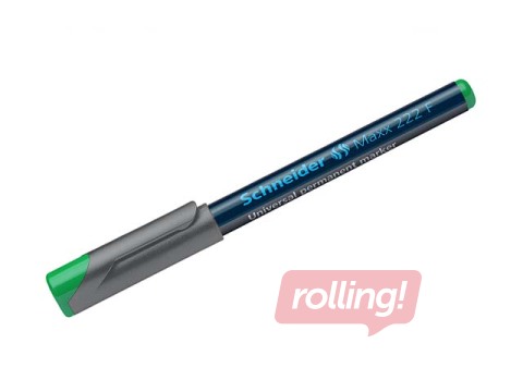 OHP marker permanent Schneider 222F, green, 0.7mm