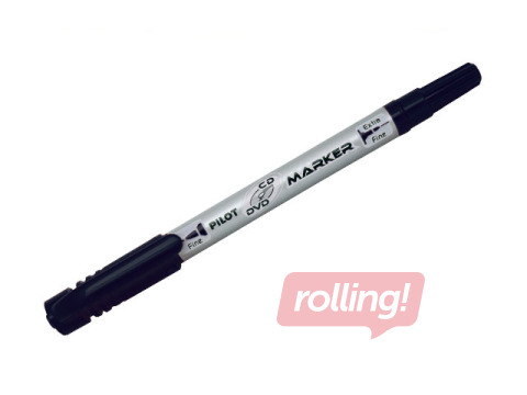 CD / DVD, marķieris Twin, divpusējs, melns