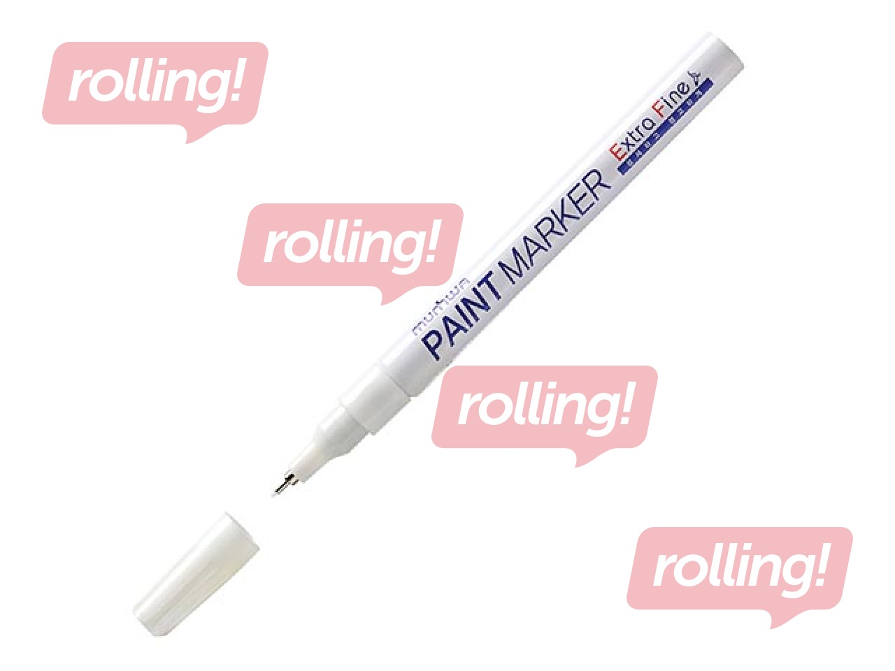 Paint marker MunHwa, white, 1mm