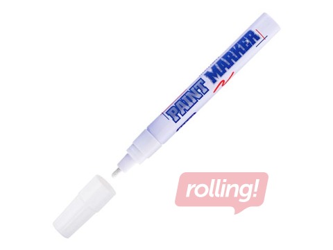 Paint marker MunHwa, white, 4mm