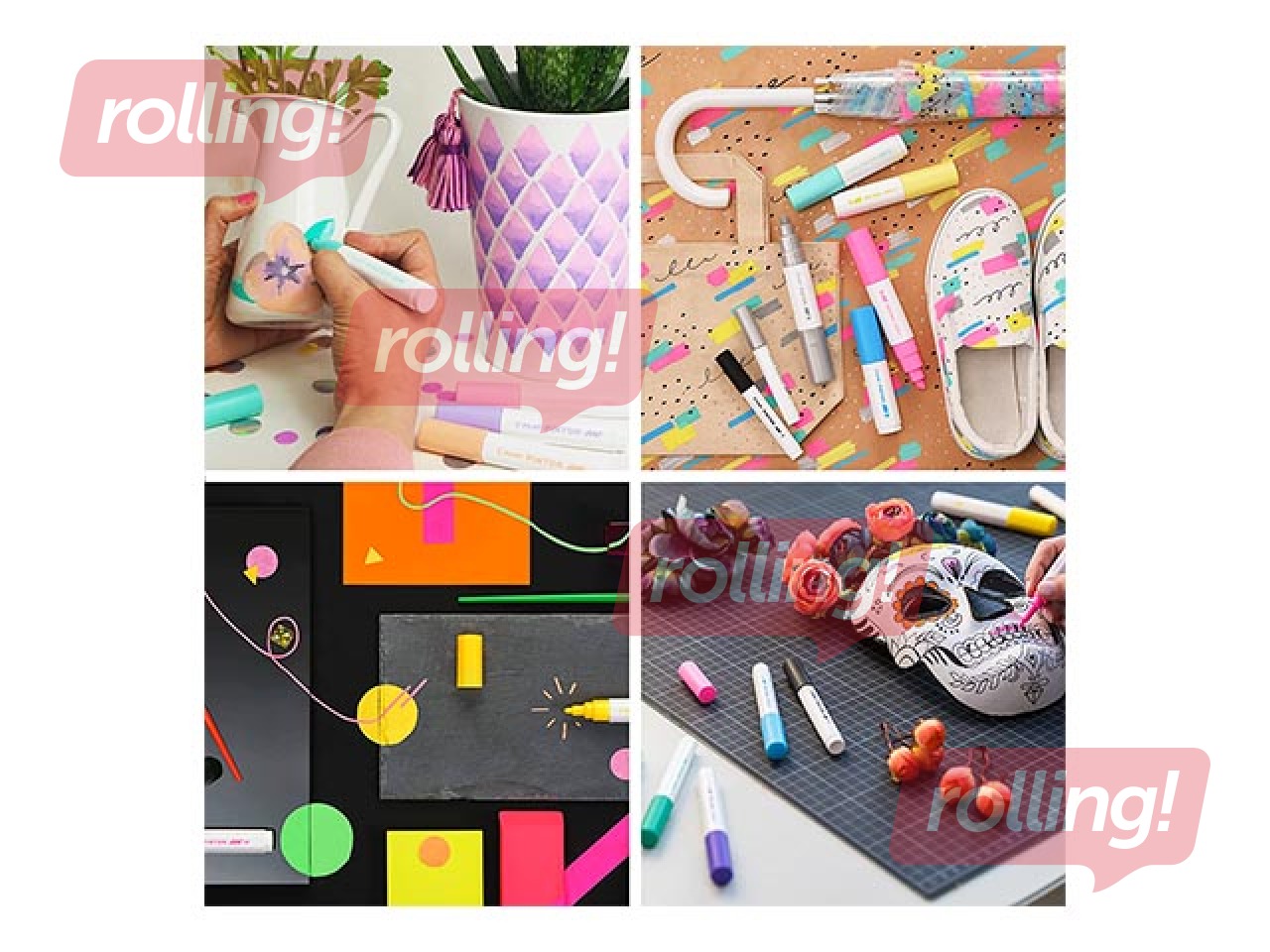 Permanento marķieru komplekts Pilot Pintor, 6 dažās krāsas