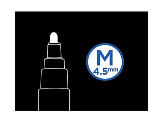 Set of permanent markers Pilot Pintor, 6 creative colors