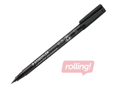 Marker Staedtler Lumocolor 313, must, 0.4mm