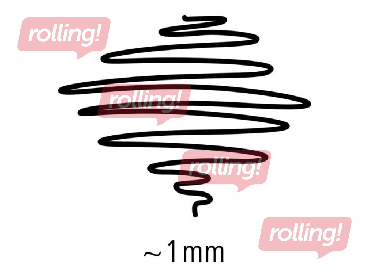 Marker Staedtler Lumocolor 317, punane, 1mm