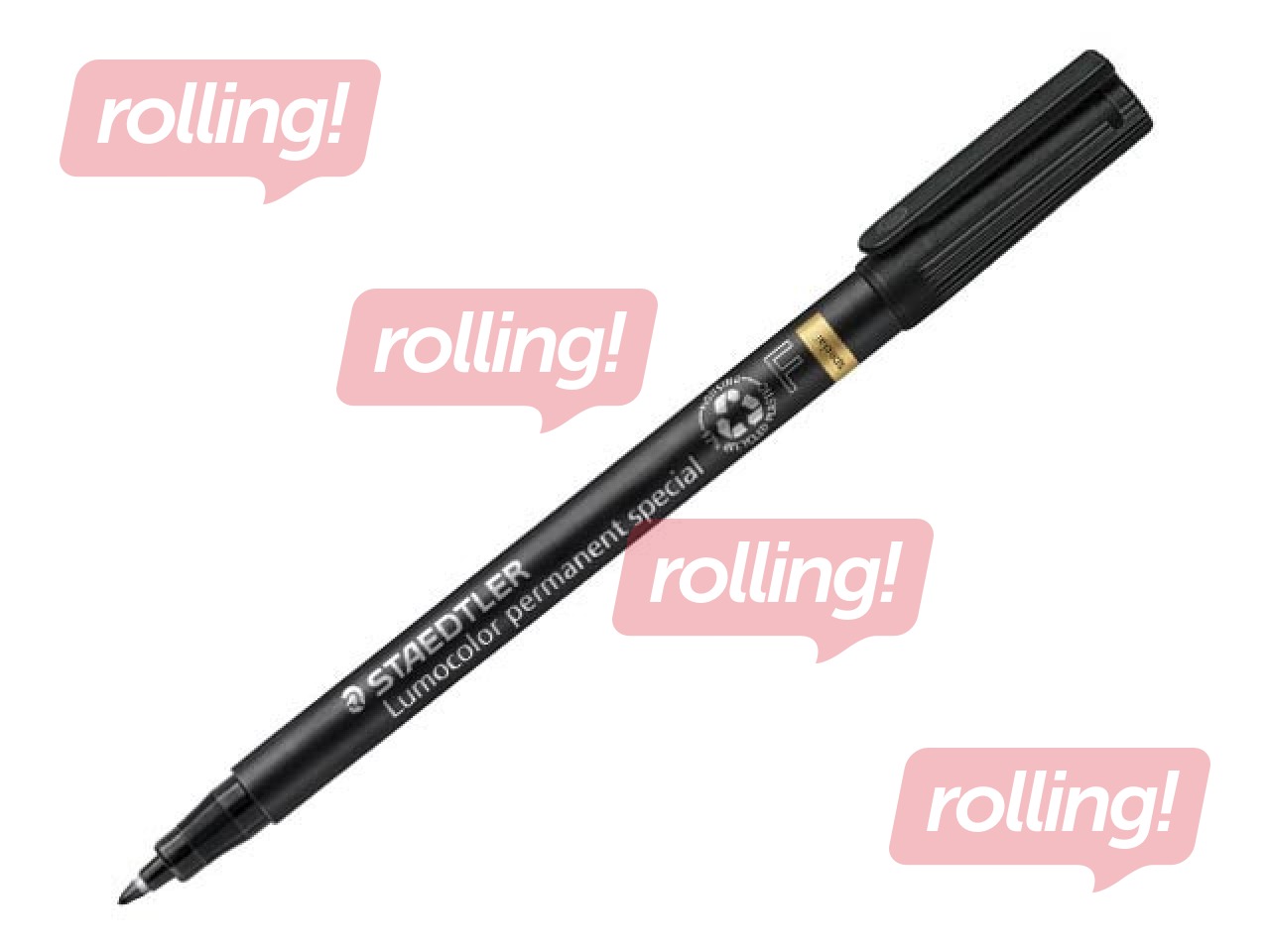Special marker Staedtler Lumocolor 319 , black, 0.6mm
