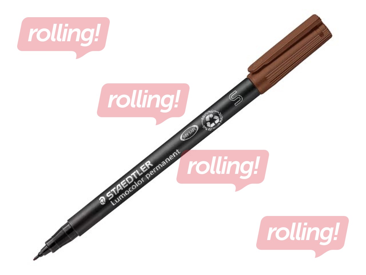 Marker Staedtler Lumocolor 313, brown, 0.4mm
