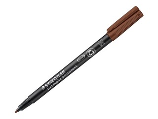 SALE Marker Staedtler Lumocolor 317, pruun, 1mm