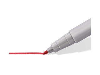 Marķieris Staedtler Lumocolor 315, sarkans, 1mm, nav permanents