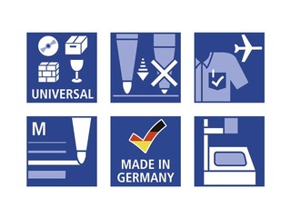 Маркер Staedtler Lumocolor M315, синий, 1мм, не перманентный