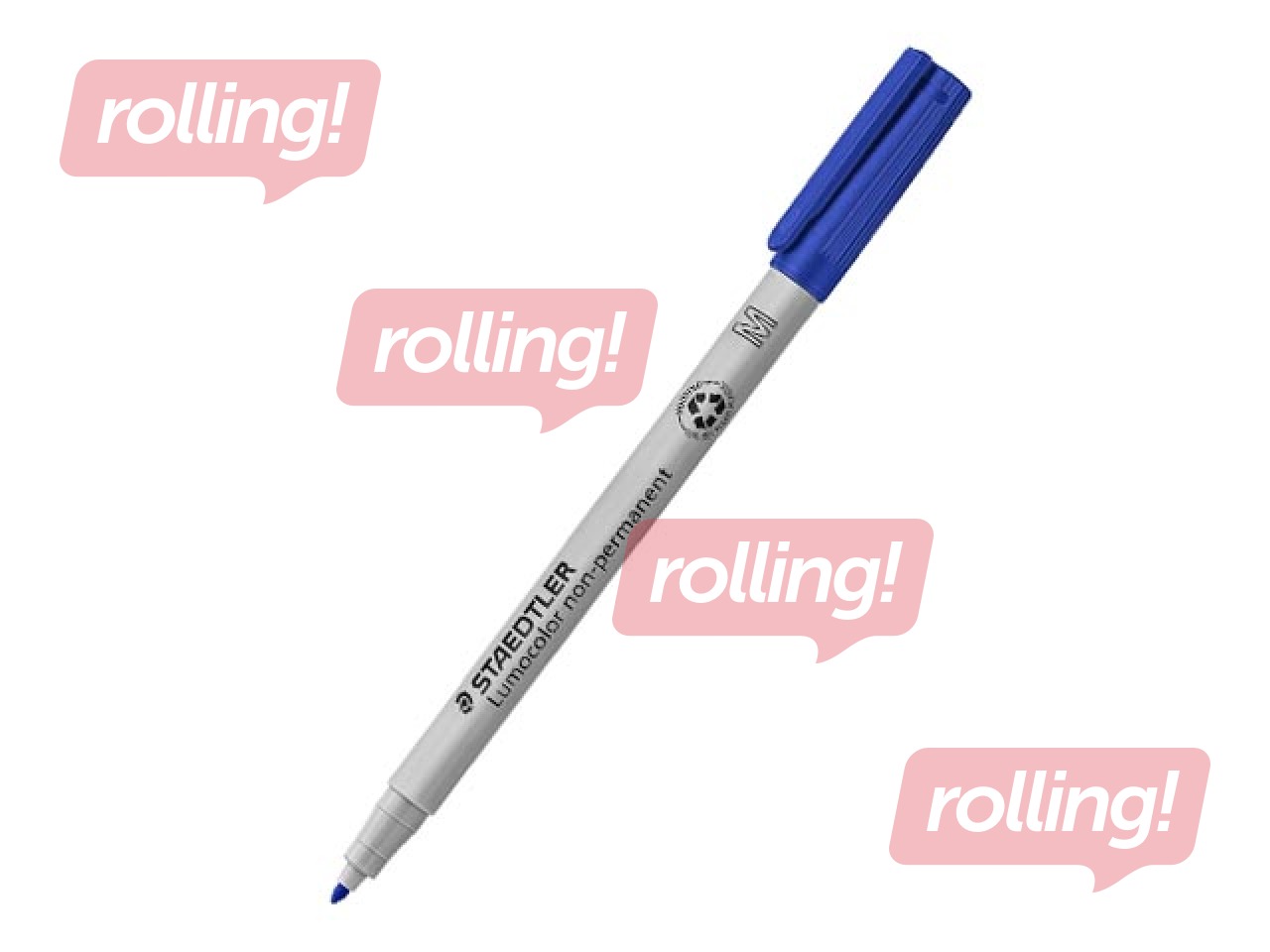 SALE Mittepüsiv marker Staedtler Lumocolor 315, sinine, 1mm