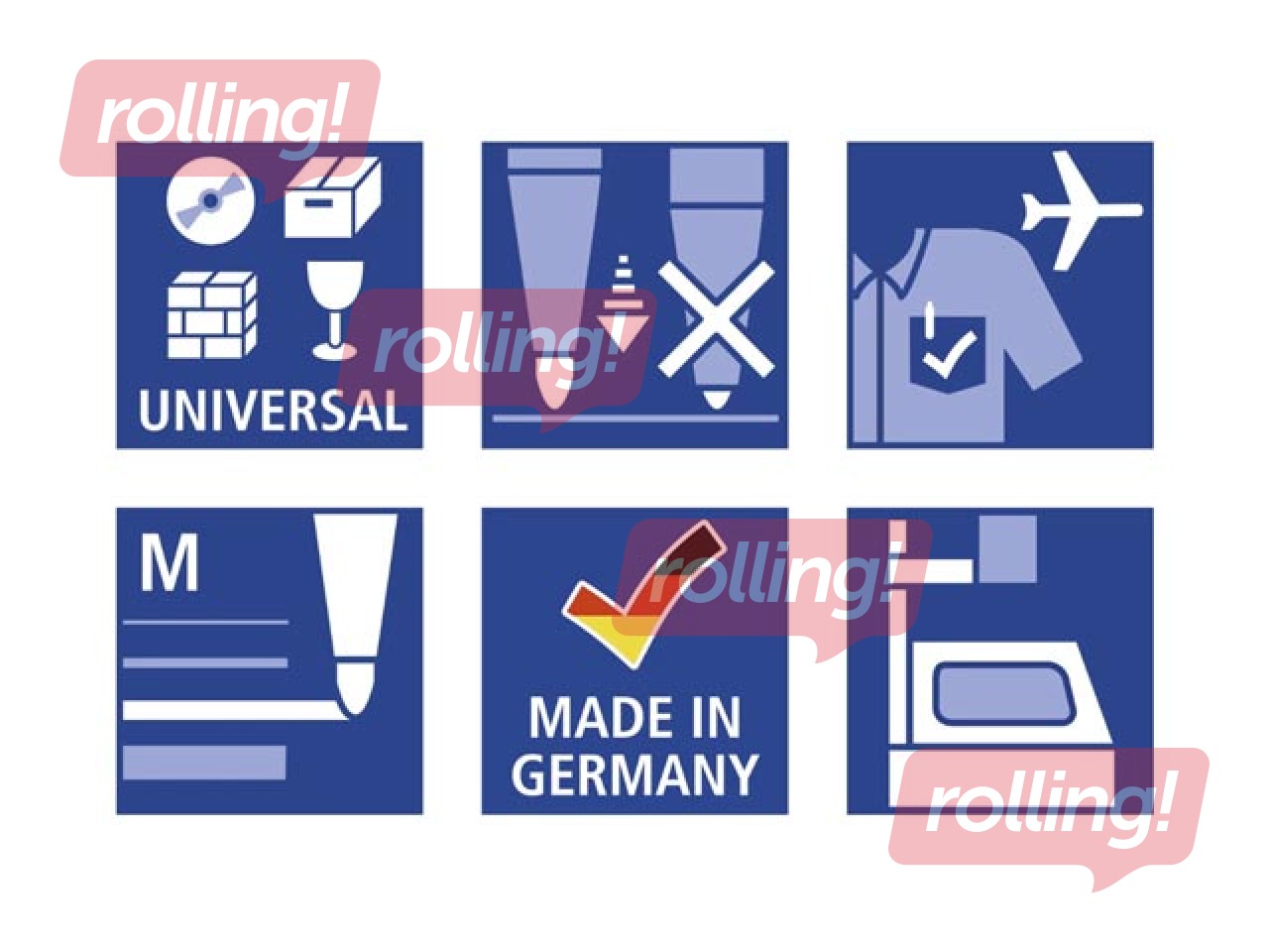 SALE Mittepüsiv marker Staedtler Lumocolor 315, sinine, 1mm