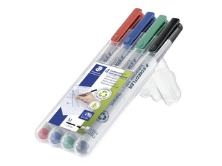 Non-permanent marker set Staedtler Lumocolor 315, 1mm, 4 colours