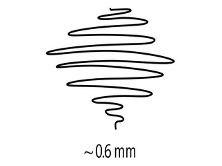 OHP permanentais marķieris Staedtler 318, sarkans, 0.6mm