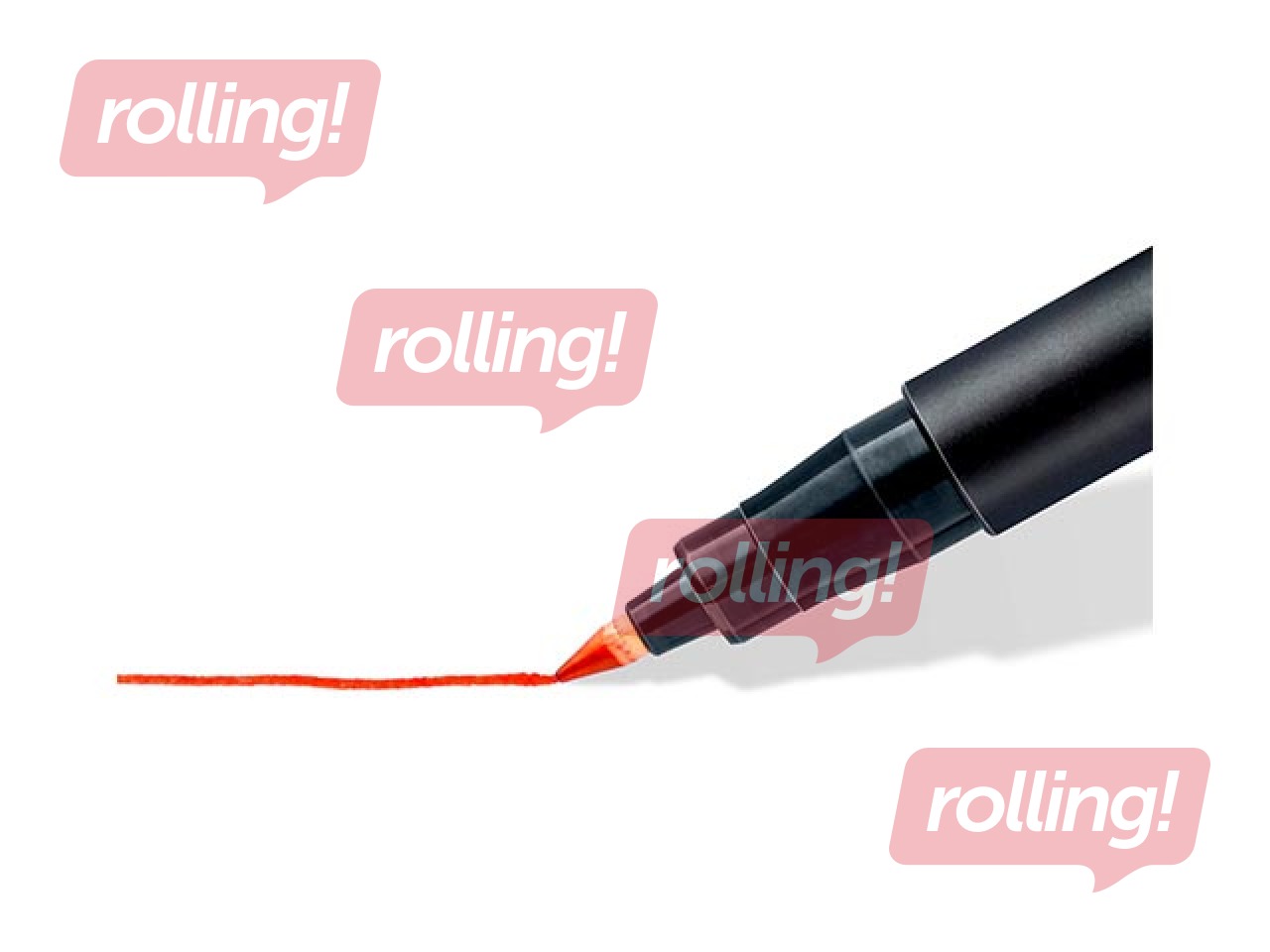 OHP permanentne marker Staedtler 318, punane, 0.6mm