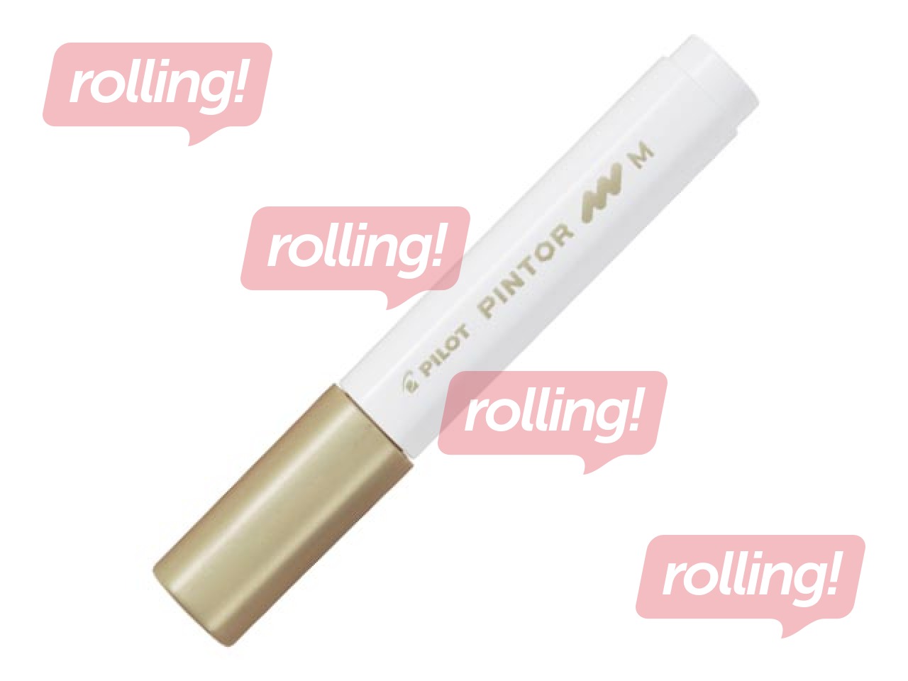 Püsiv marker Pilot Pintor Medium, kuldne.