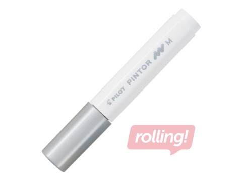 Püsiv marker Pilot Pintor Medium, hõbedane.