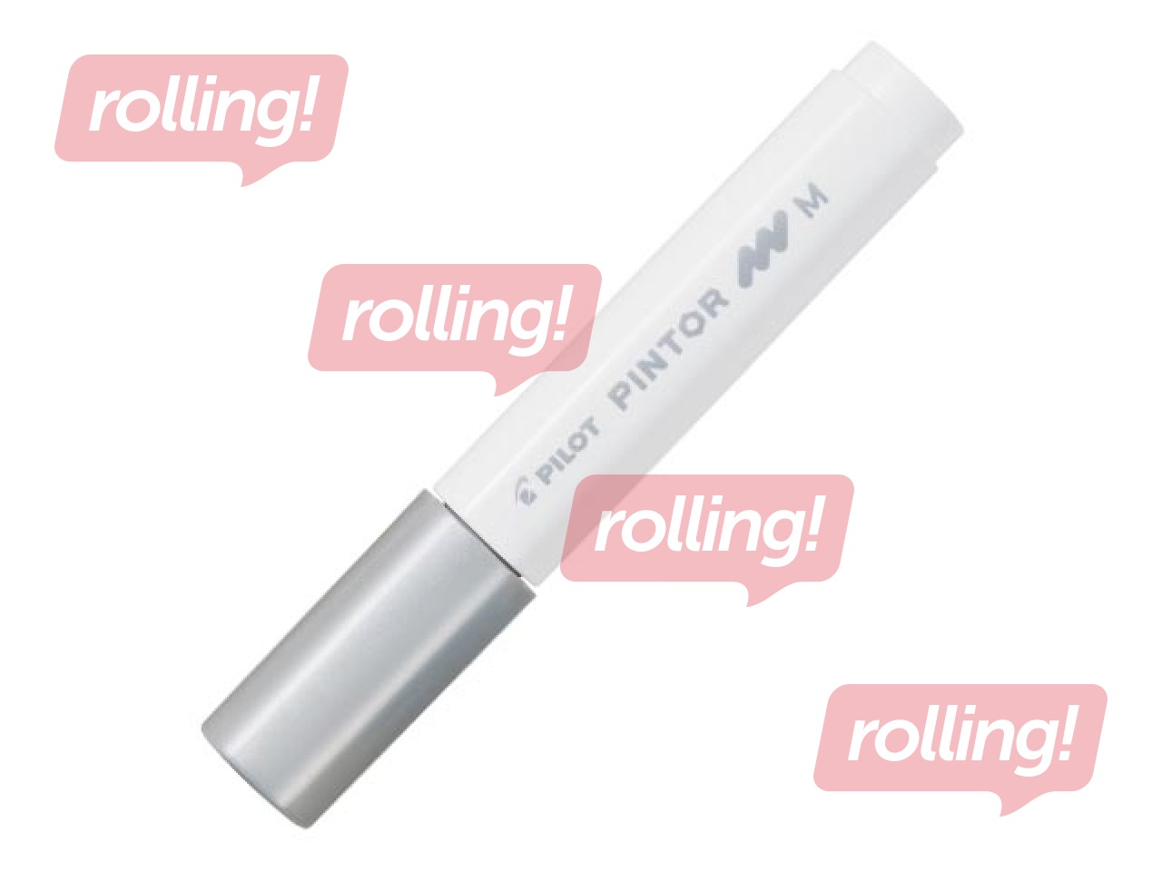Püsiv marker Pilot Pintor Medium, hõbedane.