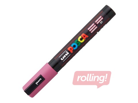 Marker Uni Posca PC-5M, vaarikasroosa