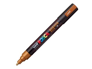 Marker Uni Posca PC-5M, pronks
