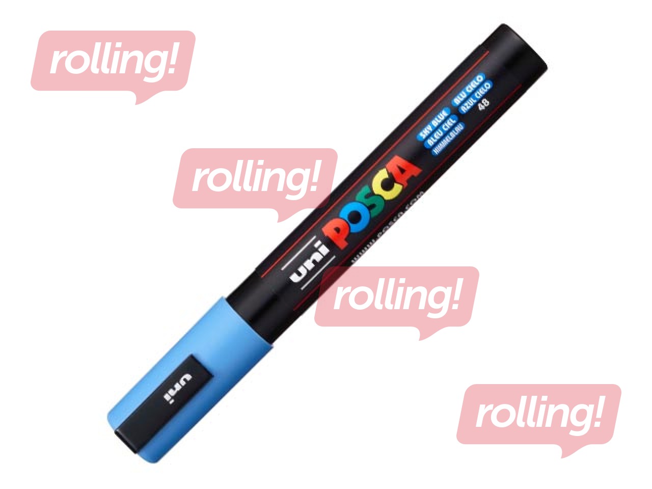 Marker Uni Posca PC-5M, sky blue