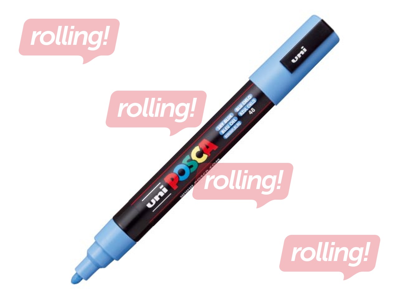 Marker Uni Posca PC-5M, taevas sinine