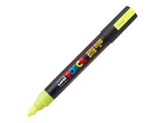 Marker Uni Posca PC-5M, fluorestseeruv kollane