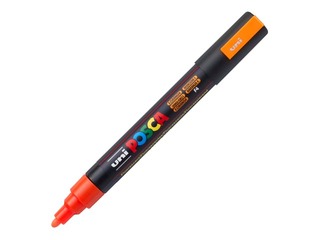 Marker Uni Posca PC-5M, fluorestseeruv oranž