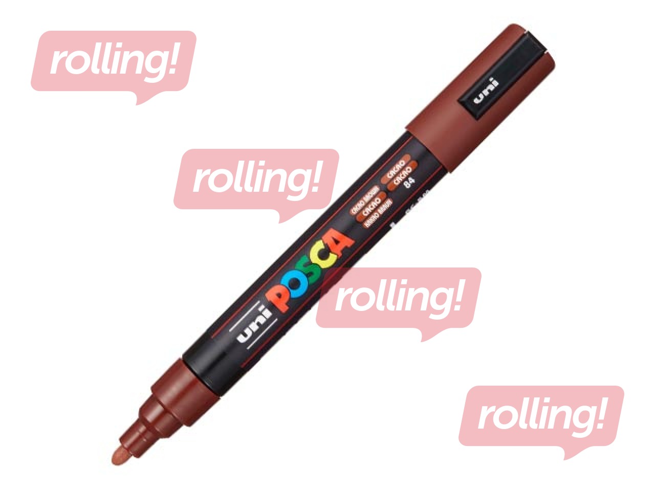 Marķieris Uni Posca PC-5M, kakao brūns