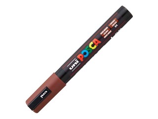 Маркер Uni Posca PC-5M, какао-коричневый