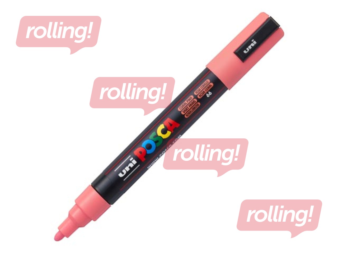 Marker Uni Posca PC-5M, coral